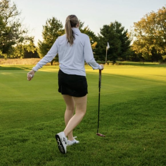 NWOT Full Wedge Go-To Golf Skort Black | Medium (1st Generation Design) - Picture 7 of 10